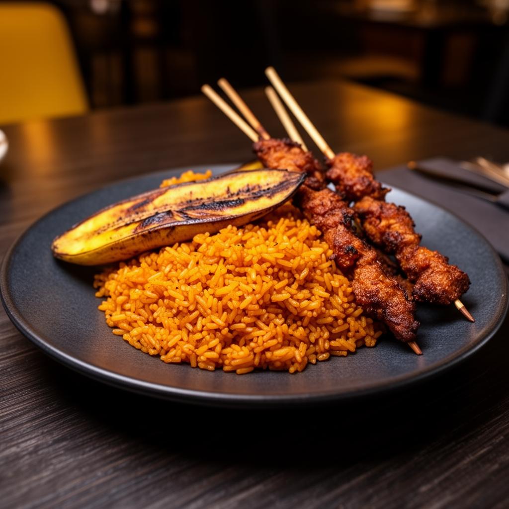Platter of Nigerian snacks and finger food